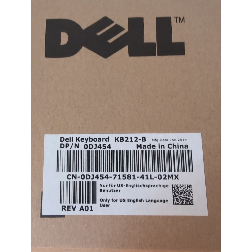 Dell KB212-B Black Wired Keyboard